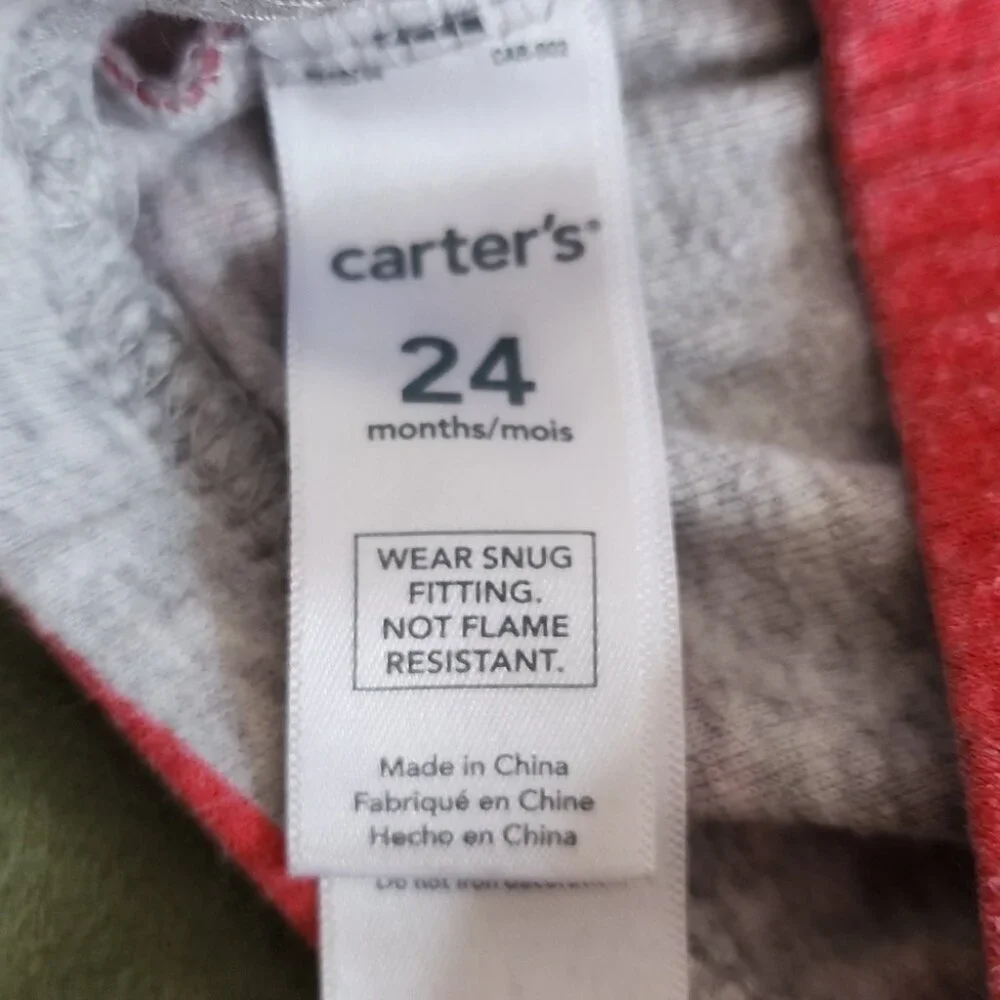 Carter's pajama pants size 24 months